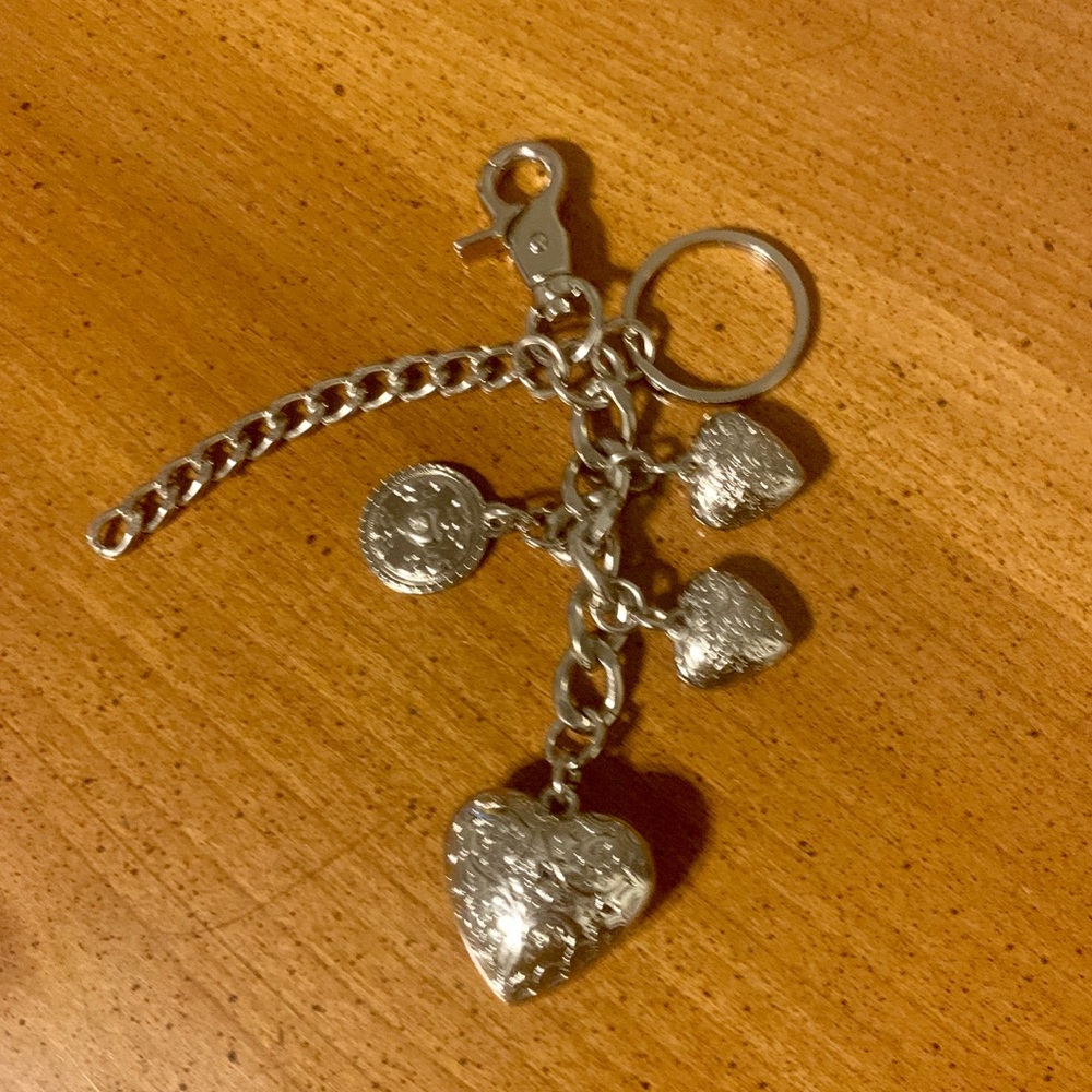 Kathy Van Zeeland Hearts Keychain FOB Charms Pull